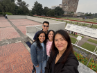 Me, Alexa (in the pink checkered top) and our coworkers visiting UNAM (Universidad Nacional Autónoma de México), where Alexa completed her undergraduate studies