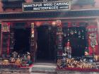 Wood carving workshop attached to the guesthouse where I live