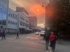 There are storms in Western Australia which make the sky in Hobart orange!