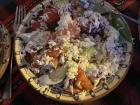 Shopska Salad; Bulgaria's national dish. Notice how the dish has the same colors as the Bulgarian flag?