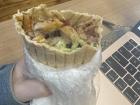 The infamous doner! Instead of lettuce, this shop uses cucumbers!