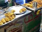 Here is a qatayef stall