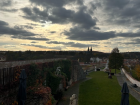 The view from a garden in Prague I visited with a class