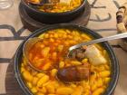 Fabada Asturiana- served fresh from the kitchen!