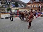 A mock cannon being brought out during the Heidelberg-Ziegelhausen "Fasching" parade; the cannon launched a ton of confetti throughout the neighborhood streets! 