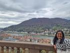 Panoramic view of Heidelberg from Schloss Heidelberg 