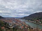 Scenic view of Heidelberg "Alstadt" (Old Town) and the Neckar River from "Schloss Heidelberg"
