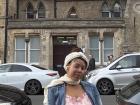 A selfie of me standing in front of the Ashmolean Museum