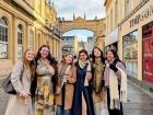 Group photo of me and my Fulbright colleagues in Bath city center
