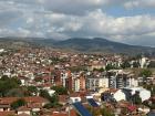 This is a photo of Kochani, North Macedonia. The city is beautiful with mountains and bright landscapes.