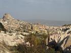 This is a photo from my visit to Cappadocia Turkey. If you look closely, you can see houses built into the stone.