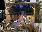 A festive Polish nativity scene (szopka) bringing the Christmas story to life