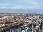 The view from the top of the 400 stair climb of the St. Mary's Cathedral tower