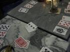 Playing cards with friends on Saturday