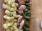 Chipirones with potatoes and peppers 