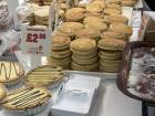 Traditional Welshcakes from the local Cardiff Market and other Welsh desserts