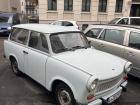A real life "Trabi!" - the most typical car in East Germany (rumored to have been made almost entirely out of cardboard!)