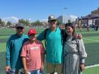My host family and I at a Naadam festival 