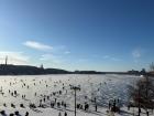 A rare occurance of Lake Mälaren freezing over