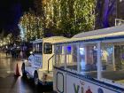 This train was driving kids around the Christmas market!