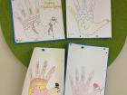 Even though my students are mostly adults, they still enjoyed making hand turkeys for Thanksgiving