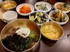 This is a traditional Korean food called Bibimbap, and it's so delicious.