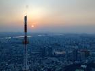 View from the top of Seoul Tower - see how big Seoul is!