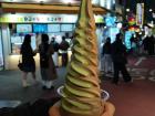 Really tall ice cream street food that my friends and I bought; it was actually pretty cheap, about $2-3!