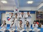 A picture of my group and I after our taekwondo session