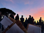 Sunset sandwiches in Madrid