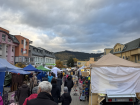 This photo of the square in Námestovo is from the fall market this past weekend!
