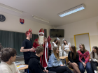 The students celebrated St. Nicholas Day on December 5th with candy and treats!