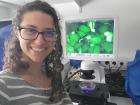 Me in my new German lab