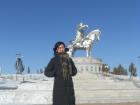 I also visited the statue during the Winter, I'm wearing many more layers beneath my jacket, as compared to in the summer