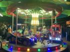 Small Carousel with Horses, Cars, and a Fire Truck at the Mainz Christmas Market
