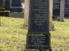 Grave Stone in the New Jewish Cemetery (Can you read the Hebrew?)