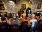 The other table enjoying their food