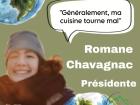 Romane as president of UniversiTerre, a student led sustainability association