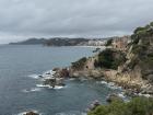 If you zoom in, you can see Lloret's castle on the rocks to the right