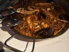 Here's a seafood paella, just look at all that shrimp!