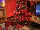 A cozy picture of Paulina's Christmas tree from her childhood home outside Belfast
