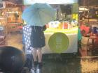 A rainy night at the Raohe Night Market