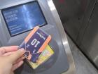 Tapping my EasyCard on my way to work in the morning!