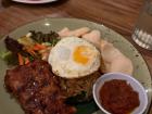 This is traditional Indonesian food that I tried in Bali.