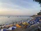 This is a picture of a beach near a very popular route of carnaval called the "Dodô" circuit