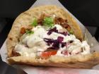 Döner stands are usually open late, making it a convenient late-night meal