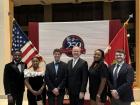 Celebrating the 250th Marine Ball with the U.S. Embassy community.