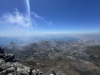 A sweeping view of Cape Town from the top of Table Mountain after the rotating gondola ride up.
