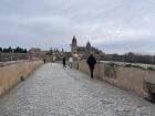 Walking on the Salamanca bridge! 
