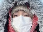 A selfie taken after walking for 30 minutes in -20 Fahrenheit!